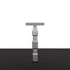 Cumbo s.r.l. Focus 1915 TrikTok Flat Safety Razor, R51-7, Silver view 1