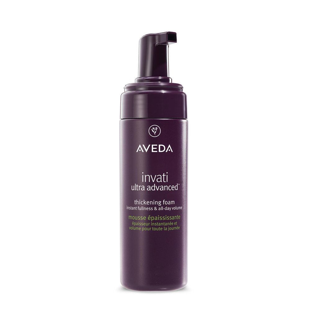 Aveda Invati Ultra Advanced Thickening Foam | Styling Foam for Thin & Thinning Hair | Instantly Thickens Hair | Flexible Hold | 97% Naturally Derived*, 5 Fl Oz