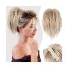 WANGHAI2024M Hair Bun Messy Bun Hair Piece Claw Clip in Hair Buns Hair Piece for Women Straight Short High Ponytail Extension Tousled Updo Faux Hair Chignon Hairpieces(Q51-27-613) view 1