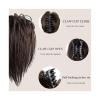 WANGHAI2024M Hair Bun Messy Bun Hair Piece Claw Clip in Hair Buns Hair Piece for Women Straight Short High Ponytail Extension Tousled Updo Faux Hair Chignon Hairpieces(Q51-27-613) view 2