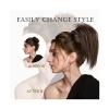 WANGHAI2024M Hair Bun Messy Bun Hair Piece Claw Clip in Hair Buns Hair Piece for Women Straight Short High Ponytail Extension Tousled Updo Faux Hair Chignon Hairpieces(Q51-27-613) view 3