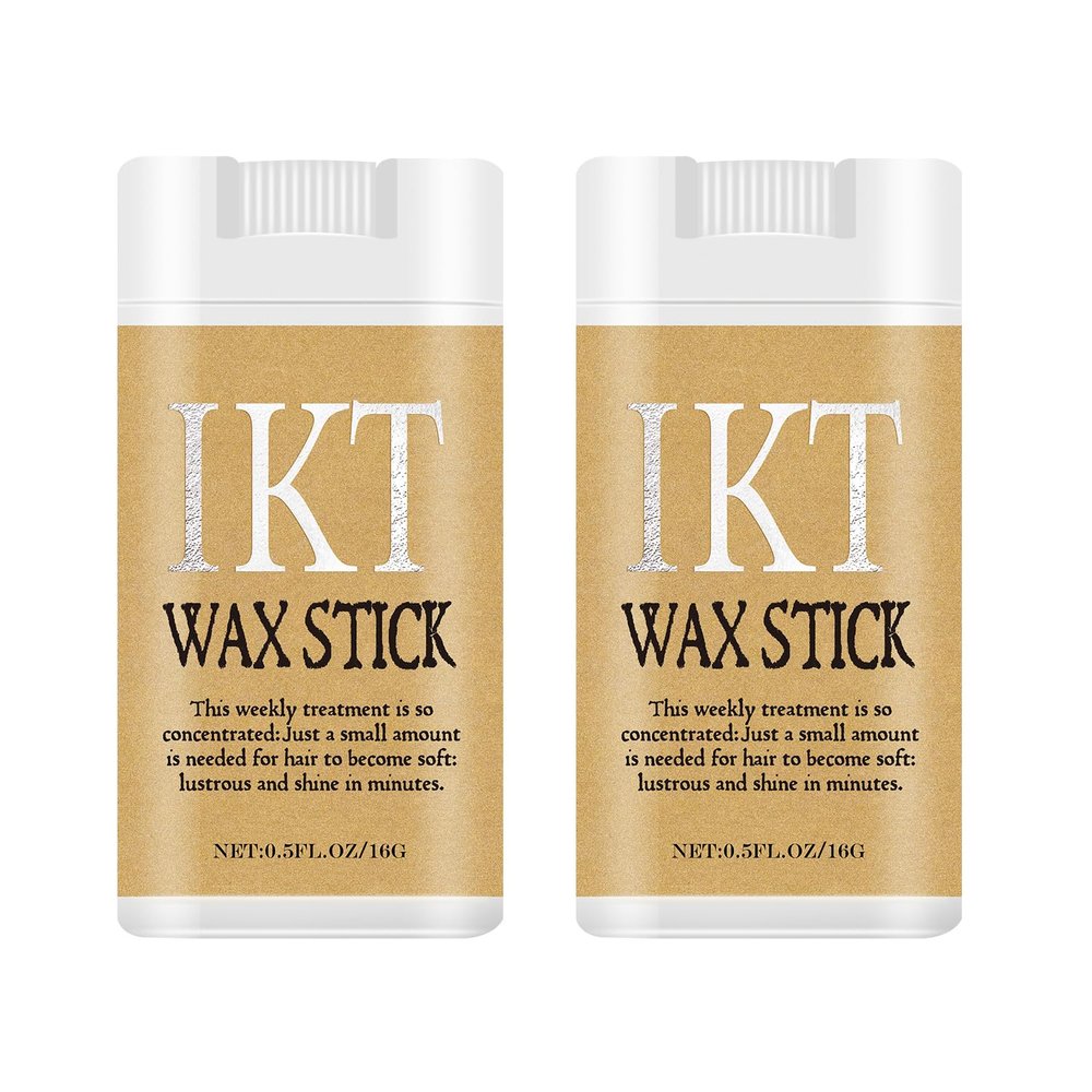 Wax Stick for Women Hair Wax Stick for Kids, Hair Wax Stick for Wigs, Wax Sticks Hair Pomade Stick - 2 Pack (1.12 Oz)