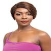 Janet Collection Lavish 100% Virgin Human Hair Short Style Side Part Wig  COHEN, DYF1B/99J view 1