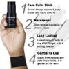 IONSGAKO Black and White Face Paint Stick with Brush Eye Black Stick for Sports Halloween Makeup Face Painting Kit for Clown Skeleton Vampire SFX Makeup view 4