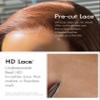 LUVME HAIR Dark Brown Bob Wig Human Hair Glueless Pre Cut Bob Lace Front Wig Blunt Cut Side Parted Short Lace Wigs 8 Inch view 3