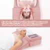 BALAPET Lash Pillows for Eyelash Extensions Ergonomic and Comfortable Velvet Foam Eyelash Pillow for Neck and Back Support Pillow Side Pockets can be Placed Tools,Easy to Graft Eyelashes(Pink) view 4