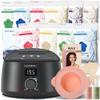 KOTAMU Black Hair Removal Wax Kit for Women & Men, Digital Waxing Kit with 1.3lb Wax Beads for Face Eyebrow Underarm Arm Leg Chest Back Bikini Brazilian Waxing, Perfect Use at Home & Salon view 1