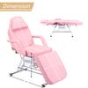 72.8" Tattoo Chair Massage Bed Salon Bed with Hydraulic Stool for Professional Massage Facial Beauty Spa, Tattoo Chair for Client,Spa Bed 72.8"(L) x24.4(W) x 27.6"(H) view 4