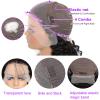 13x4 Deep Wave Lace Front Wig Human Hair Pre Plucked with Baby Hair 180% Density HD Lace Frontal Wig Human Hair Wet and Wavy Curly Wigs for Women Glueless Wigs Human Hair Long Black Color 26 Inch view 3