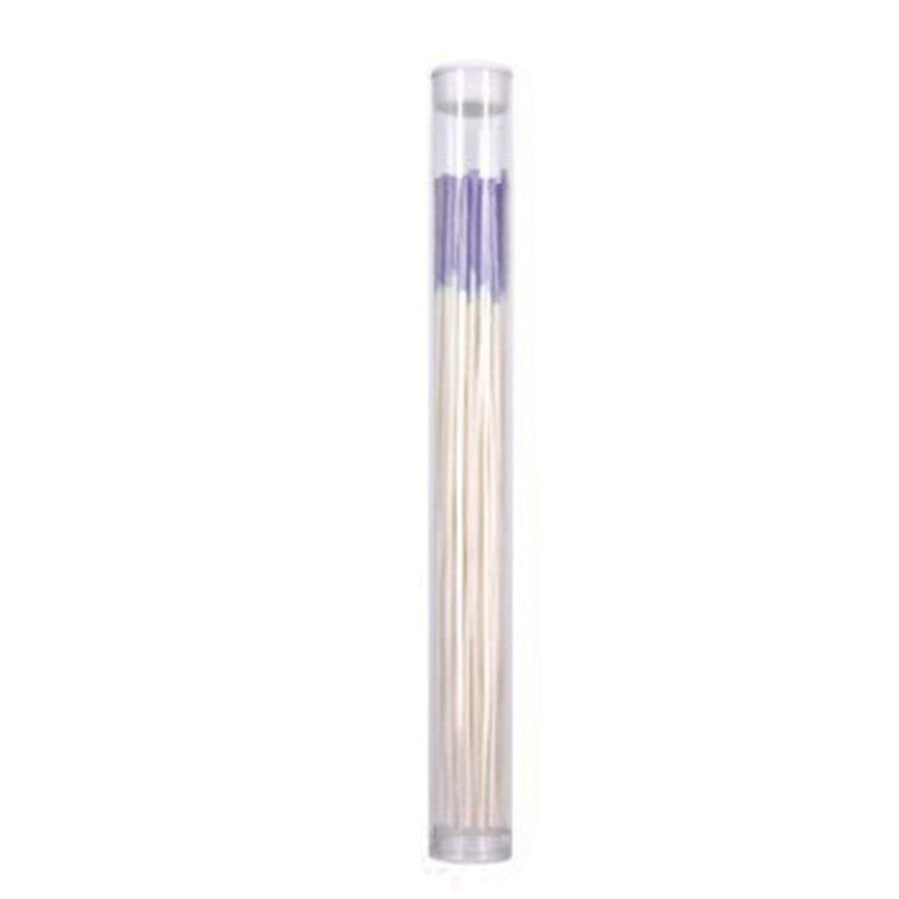 60Pcs Earrings Hole Cleaner,Piercing Floss Disposable Piercing Aftercare Piercing Cleaning Line, Disposable Earrings Hole Cleaner(Purple)