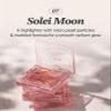 Glint Marble Highlighter (Solei Moon, 0.08oz) - Korean Makeup. Inspired Baked for Smooth, Radiant Glow, Long-Lasting Wear. Enriched with Micro Pearl Particles view 2