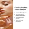 Glint Marble Highlighter (Solei Moon, 0.08oz) - Korean Makeup. Inspired Baked for Smooth, Radiant Glow, Long-Lasting Wear. Enriched with Micro Pearl Particles view 4