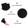 Beatifufu 4pairs Gel Heel Repair Socks Moisturizing Open Toe Foot Care for Cracked Women Soft Cushioning for Pain Relief Purple Gray Black Green view 4