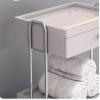 Beauty Salon Trolley Beauty Salon Cart 2 Tier Beauty Salon Trolley With Drawer And 2 Cabinet Doors Storage Movable Rolling Cart With Wheel Beauty Salon Cart Salon Trolley Cart Hairdresser Cart Rolling view 3