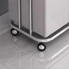 Beauty Salon Trolley Beauty Salon Cart 2 Tier Beauty Salon Trolley With Drawer And 2 Cabinet Doors Storage Movable Rolling Cart With Wheel Beauty Salon Cart Salon Trolley Cart Hairdresser Cart Rolling view 4