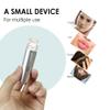 AQUA STAMP 2-in-1 Titanium Derma Stamp | 0.25mm Gold Micro Needles | Manual Microneedling Tool for Face Lips Scalp Care | Portable Serum Applicator with Storage Tube view 2
