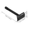 NOLITOY 2pcs Comfortable Closed Design Safety Razor Double Razor Face Shaver Men Women Manual Beard Shaver view 2