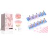 2 Set Nail Stand ,Aurora Nail Holder for Painting and Nail Dust Brush for Acrylic Nails, Nail Art Tools for Homes and Salons view 1