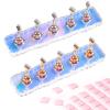 2 Set Nail Stand ,Aurora Nail Holder for Painting and Nail Dust Brush for Acrylic Nails, Nail Art Tools for Homes and Salons view 2