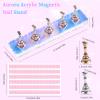 2 Set Nail Stand ,Aurora Nail Holder for Painting and Nail Dust Brush for Acrylic Nails, Nail Art Tools for Homes and Salons view 3