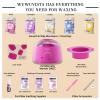WUWUVISTA Waxing Kit Hair Removal Hard Wax Kit with Wax Warmer & Waxing Beads for Women & Men - Professional at home Wax Pot for Face/Brazilian/Full Body/Bikini/Sensitive Skin 23Items view 2