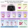 WUWUVISTA Waxing Kit Hair Removal Hard Wax Kit with Wax Warmer & Waxing Beads for Women & Men - Professional at home Wax Pot for Face/Brazilian/Full Body/Bikini/Sensitive Skin Black,23Items) view 2