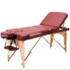 Professional Portable Wooden Professional Massage Tables with Foldable Customized Hydraulic Folding Massage Beds, OneSize, Beige view 4