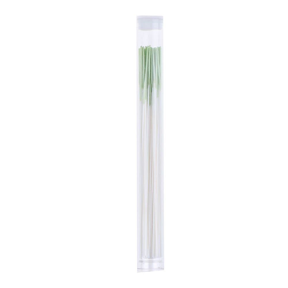 Generic 60Pcs Earrings Hole Cleaner,Piercing Floss Disposable Piercing Aftercare Piercing Cleaning Line, Disposable Earrings Hole Cleaner(Green), AM0X2H09786US
