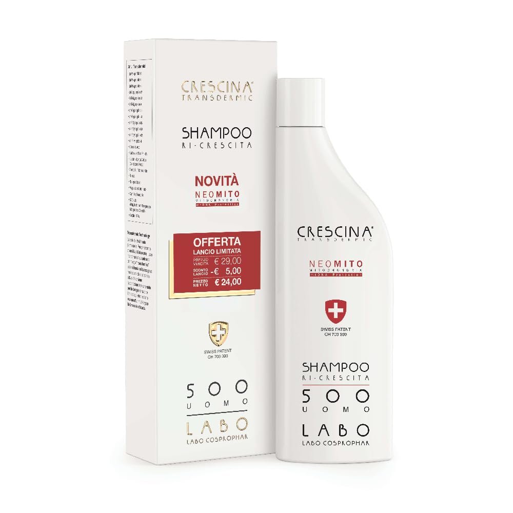Crescina Transdermic NEO MITO Hair Re-Growth Shampoo 500 Man 150 ml