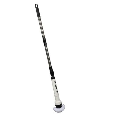 Electric Spin Scrubber, Cordless Shower Scrubber with Replaceable Brush Heads Detachable Handle, Power Brush for Bathroom Floor Tile