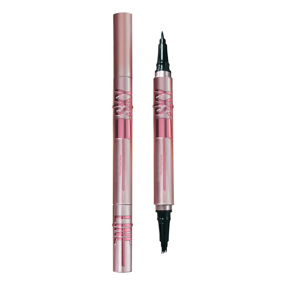 Eyebrow Pencil 2-in-1 Eye Brow Pencils for Women with 4-Fork-Tip Eyebrow Makeup for Natural Looking Eyebrows (01)