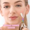 SHZONS Pack of 3 Eyebrow Trimmer Scissor | Easy to Use Eyebrow Scissors with Comb,Stainless Steel Beauty Eyebrow Trimmer,Trimmer for Shortening Eyebrow and Eyelashes for Women Men view 3