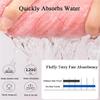 kunishi New Super Absorbent Hair Towel Wrap for Wet Hair, Microfiber Hair Towel Wrap, Soft Bow Tie Microfiber Towel for Hair, Fast Dry Hair Turban Wrap Towels Shower Cap for Women (B#-4PCS) view 4