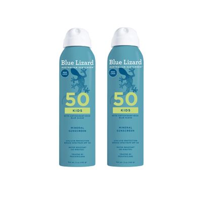 BLUE LIZARD Sunscreen SPF 50+ Spray | Kids | 5 Fl Oz | Pack of 2