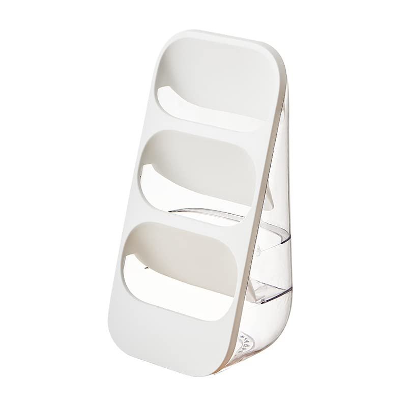 Brrnoo 3 Tier Acrylic Storage Organizer for Cosmetics Brush Jewelry, Makeup Organizer Display Rack Holder for Vanity Countertop, Multipurpose Display Case