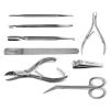 8Pcs Professional Ingrown Toenail Surgery Premium Manicure Podiatry Nail Care Instruments Set by INSTUMAX view 1