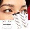 Brown Eyebrow Tattoo 66 Pairs, Hair-Like Popular Fake Eyebrows Waterproof Lasting 4D Realistic Makeup Tattoo Arch Style, Eyebrow Transfer Stickers for Women Girls view 4