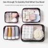 4 Pack Clear Bogg Beach Makup Bag Accessories with 3 Pack Insert Hooks for Bogg Bags, Clear Bogg Makeup Pouches Phone Holder for Bogg Bags Divider Storage Inner Compatible Pouch Travel Cosmetic Bag view 2