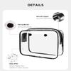 4 Pack Clear Bogg Beach Makup Bag Accessories with 3 Pack Insert Hooks for Bogg Bags, Clear Bogg Makeup Pouches Phone Holder for Bogg Bags Divider Storage Inner Compatible Pouch Travel Cosmetic Bag view 4