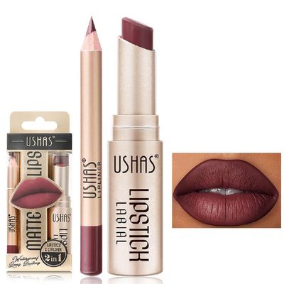 NinthAvenue Basics Lip Liner with Non-stick Cup, Long-lasting Waterproof Matte Lipstick Set, 12 Colors (1, 30g)