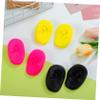 AUTSUPPL 6pcs Ear Protectors for Hair Dyeing Salon Earmuffs Yellow Reusable Covers for Shampooing Hair Care and Home Use view 4