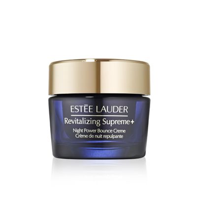 Este Lauder Revitalizing Supreme+ Night Power Bounce Cream | Face Moisturizer with Peptides | Firms, Lifts & Plumps Skin, 1.7 Ounce