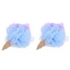 FRCOLOR 2pcs Convenient Bath Ball Shower Ball Bath Scrubber Exfoliating Shower Scrubber for Home Travel Body Skin view 1