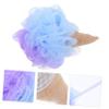 FRCOLOR 2pcs Convenient Bath Ball Shower Ball Bath Scrubber Exfoliating Shower Scrubber for Home Travel Body Skin view 2
