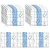 300 Pieces Makeup Hand Palette Single Use Makeup Mixing Palette, Transparent Waterproof Makeup Palettes Cosmetic Makeup Palette, Adhesive Artist Cosmetic Makeup Palette for Makeup Artist (transparent) view 1