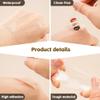 300 Pieces Makeup Hand Palette Single Use Makeup Mixing Palette, Transparent Waterproof Makeup Palettes Cosmetic Makeup Palette, Adhesive Artist Cosmetic Makeup Palette for Makeup Artist (transparent) view 4