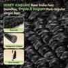 ISSEY KASUMI Raw Indian Human Hair Bundles,Triple Lifespan Than Regular Virgin Hair,In-Store Quality,Online Price! 100% Raw Indian Hair Bundles Deep Wave Raw Hair 3 Bundles 20 20 20 Inches view 2