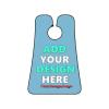 Custom Beard Bib Apron Personalized Beard Hair Catcher Add Customized Photo Picture Text Waterproof Beard Shave Cape for Shaving Trimming for Father's Day Gift, Sky Blue view 2
