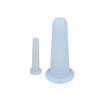 2 Pcs Facial Cupping Set, Silicone Cupping Set, Massage Cupping for Face, Body, Eye, Anti-Aging, Facial Care (Blue) view 1