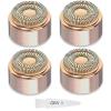 Replacement Heads for Flawless Replacement Heads,Generation 3 Replacement Heads Compatible with New Finishing Touch Flawless Facial Hair Remover,Dual Blades for Flawless Replacement Heads Gen 3,4Pcs. view 1
